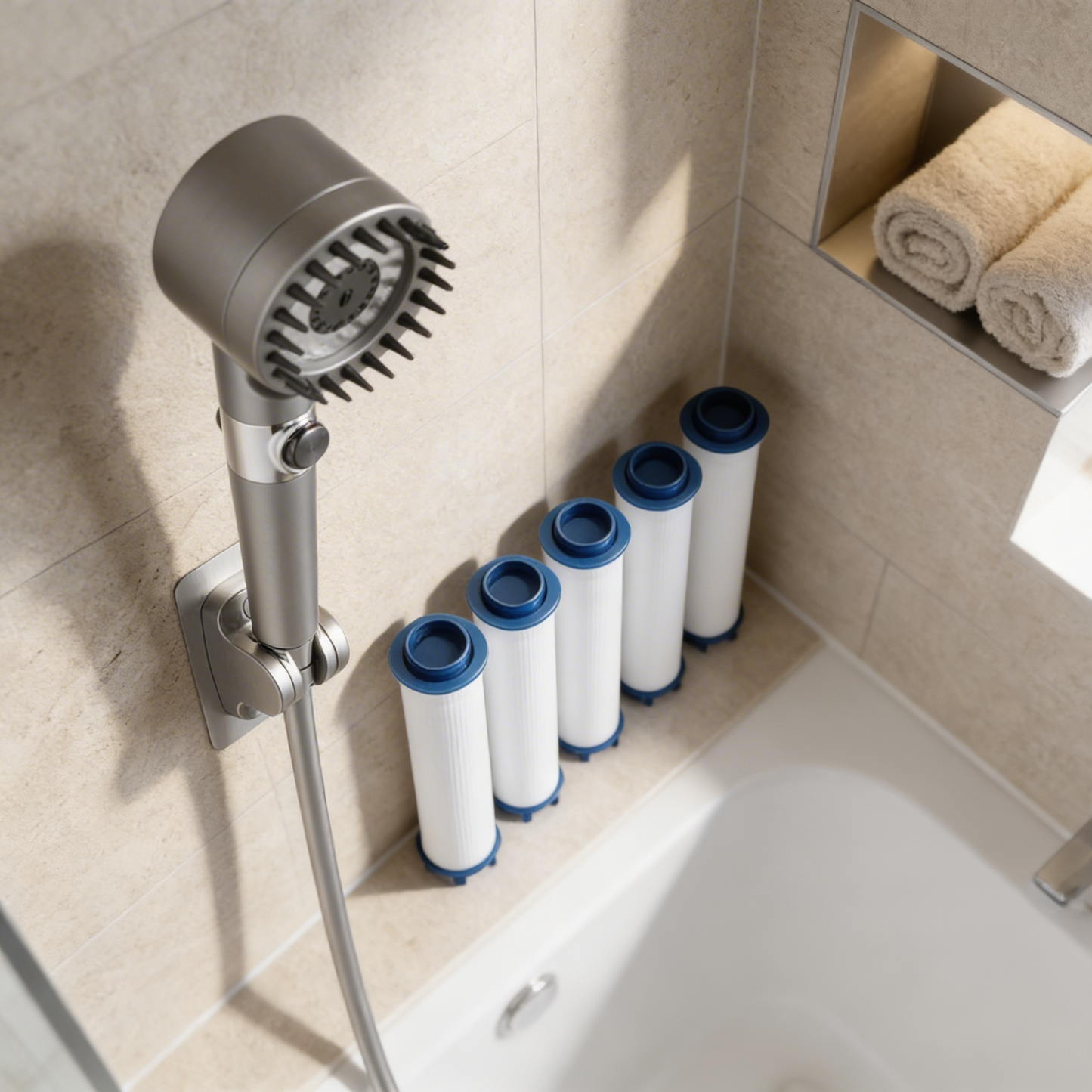 Pommeau HYDRELIA - Filtrant & Massant